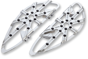 Adjustable Driver Floorboards Silver