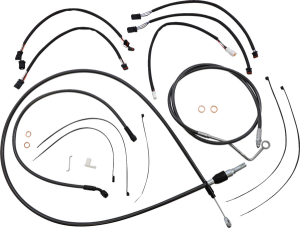 Black Pearl Designer Handlebar Installation Kit Black