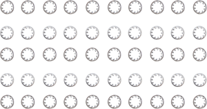 Inside Star Washers Silver