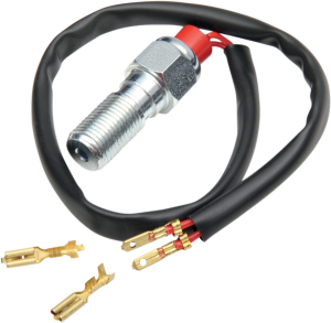 Brake Light Banjo Bolts With Built-in Pressure Switch Chrome