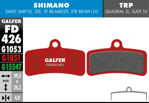 G1851 Advanced Brake Pads, 1, nordicamoto.ro