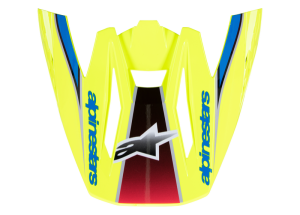 Cozoroc Alpinestars SM5 sisak, sárga/kék, EGY MÉRET, 2, nordicamoto.ro