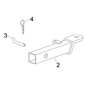 CFMOTO ATV/UTV VONTATÓHOROG-ADAPTOR – 290 MM, FEKETE, 4, nordicamoto.ro