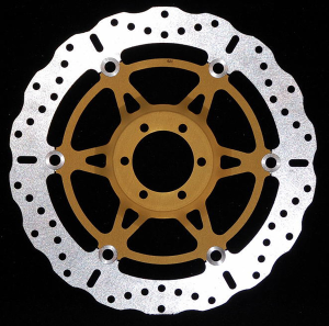 Contour X Series Brake Rotor Gold, Silver