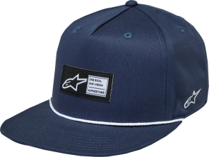„Label” feliratú snapback sapka, kék