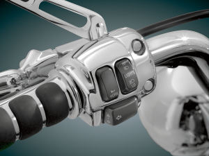 Chrome Switch Housing Silver