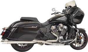 True Dual Exhaust System Chrome, 3, nordicamoto.ro