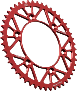 JT SPROCKETS alumínium hátsó lánckerekek, piros , nordicamoto.ro