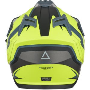 AMOQ AI100 Mojave motoros sisak, szürke/sárga, L méret, 2, nordicamoto.ro