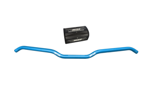 RSI Handlebar Hustler teljes alumínium 22 mm, 13 fokos hajlítás, 1" emelkedés – kék, nordicamoto.ro