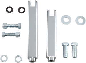 Front Mount Highway Bar Kit Silver, 1, nordicamoto.ro