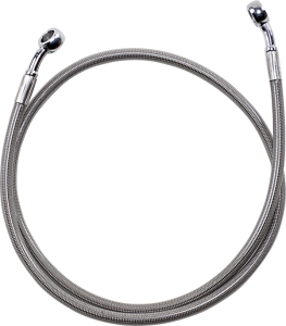Extended Length Brake Line Silver