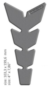 Resin/soft Touch Tank Pad Gray