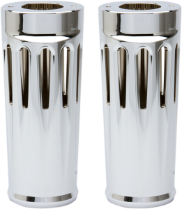 Aluminum Fork Boot Covers Silver, 1, nordicamoto.ro