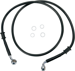 Stainless Steel Brake Line Kit Black