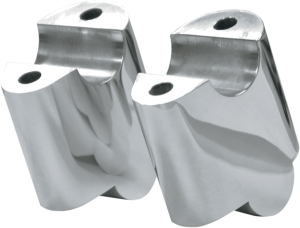 Handlebar Riser Extension Silver, 1, nordicamoto.ro