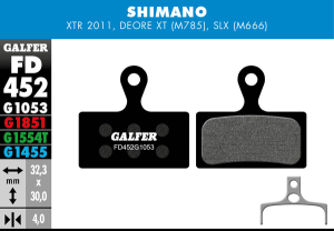 G1053 Standard Brake Pads