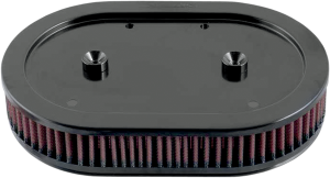 High Flow Replacement Air Filter Black, Red