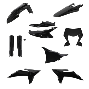 Acerbis teljes műanyag készlet a KTM EXC 150–300/EXC-F 250–500 '26-os modellhez – fekete, 1, nordicamoto.ro
