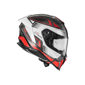 Casca Premier Hyper Carbon sisak, piros/fehér, 2XL, 5, nordicamoto.ro