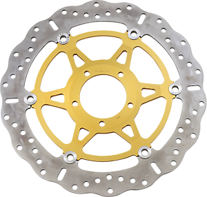Pro-lite Xc Contour Brake Rotor Aluminum, Gold, Silver, 3, nordicamoto.ro