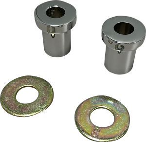 Solid Handlebar Riser Bushing Silver