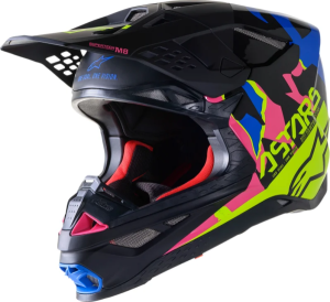 Supertech M8 Echo Helmet Black, Blue, Pink, Yellow 