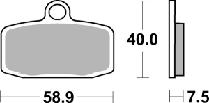 Cs Carbon Brake Pad, 3, nordicamoto.ro
