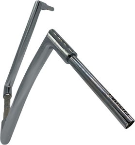 1-1/2(r) Ez Install Flat Top Handlebar Silver, 1, nordicamoto.ro