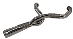 Big Sexy 2-into-1 High Performance Exhaust Polished, 3, nordicamoto.ro