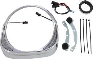 Fang® Headlight Bezels Chrome