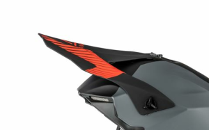 AMOQ Airframe Peak fekete/szürke/piros, nordicamoto.ro
