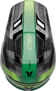 Thor Fleet Camber sisak – Negru/Verde (fekete/zöld), XL, 2, nordicamoto.ro