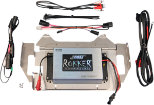 Jmc Rokker® 200 W 2-channel Amplifier Kit Black, Silver