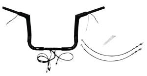 Plug & Play Ez Install 1-1/2(r) Flat Top Handlebar Kit Black, 2, nordicamoto.ro