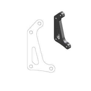 Supermoto versenyrotor-adaptertartó, fekete