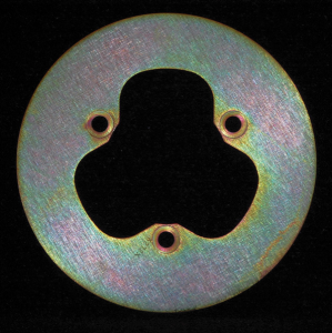 D-series Round Brake Rotor Gold, Zinc, 1, nordicamoto.ro