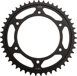 JT SPROCKETS Acél hátsó lánckerék, fekete 