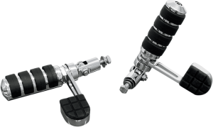 Anti-vibration Folding Highway Pegs Black, 1, nordicamoto.ro