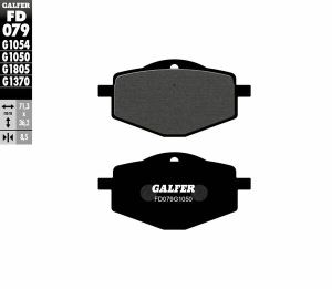 Brake Pad Orcanic, 1, nordicamoto.ro