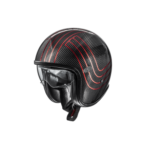 Casca Premier Vintage Platinum ED Carbon EX Red Chromed Negru L sisak, 2, nordicamoto.ro