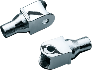 Tapered Foot Peg Adapters Chrome