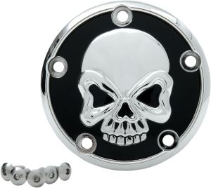 Skull Points Cover Black, Chrome