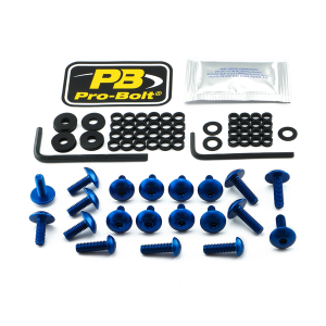 Fairing Bolt Kit For Triumph Blue, 1, nordicamoto.ro
