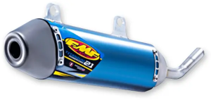 Powercore 2.1 Shorty hangtompító, kék eloxált, 1, nordicamoto.ro