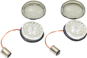 Probeam® Rear Red Ring Led Turn Signal Insert Chrome, 1, nordicamoto.ro
