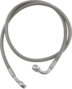 Extended Length Brake Line Silver