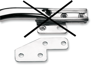 License Plate Bar Eliminator Chrome, 2, nordicamoto.ro