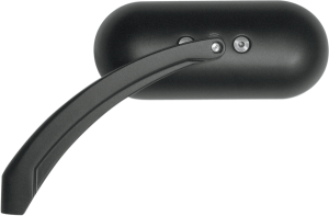 Oval Mirror Matte Black, 1, nordicamoto.ro