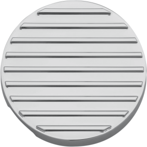 Finned Starter End Accents Chrome